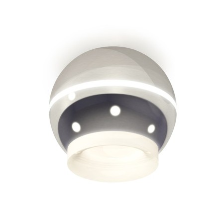 Ambrella Light, XS1104030, MR16 GU5.3 LED 3W, 4200K, silver color, white matte