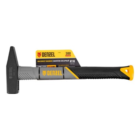 Denzel 10485 locksmith hammer, TPR coating, Fiberglass handle, 500g-4