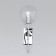 Classic wall lamp Arrista, 60W, E14, 21x13.5x37 cm