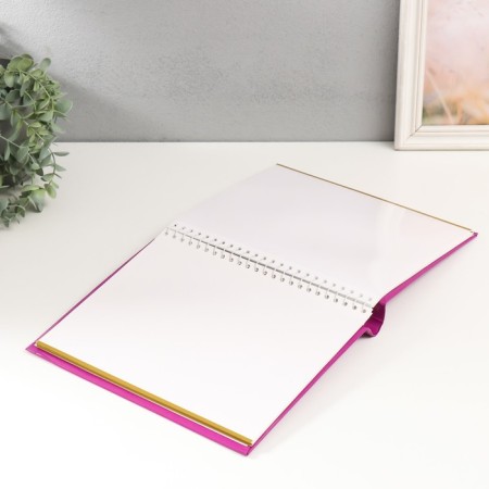Photo album magnetic 20 sheets "Rejoice for simple things" 29x24x2 cm-2