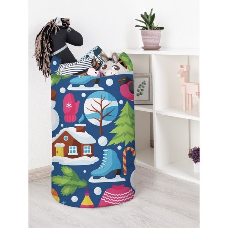 Basket for toys "New Year's mood, size 40x60 cm