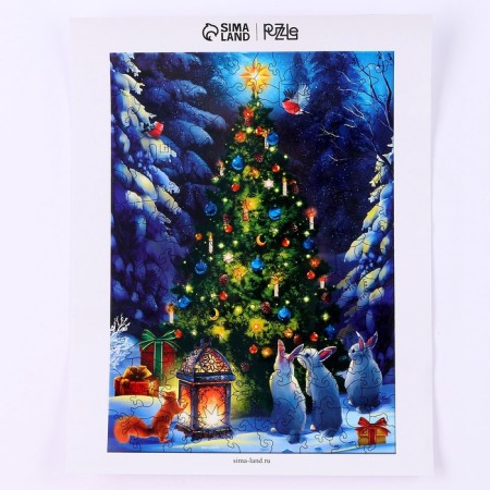 New Year's puzzle Figure "New Year! Night fairy tale "-4