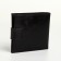 Male purse on the button, Textura, for cards, for coins, black color