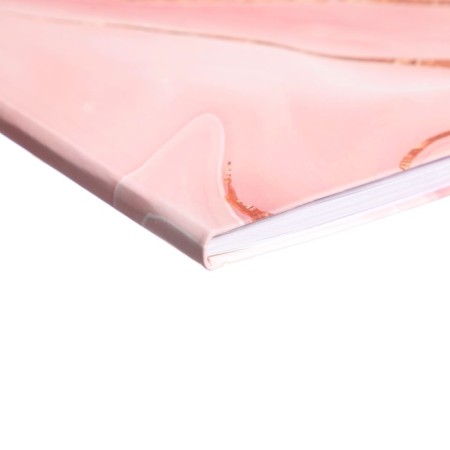 Universal diary for grades 1-11, "pink marble", integral (flexible) cover, glossy lamination, 40 sheets-2