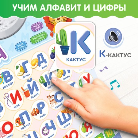 The training poster "Smart alphabet" works from batteries-3