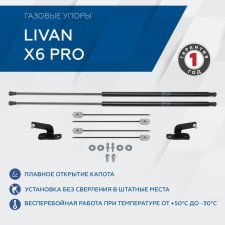 Gas stops of the rival hood for Livan X6 Pro 2023-N., 2 pcs, A.ST.1905.1