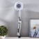 Desktop lamp E27, h = 55 cm, hinged, on the clamp (220V) white Risalux