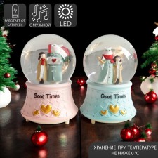 Souvenir Polystone Water Ball Light, Music 