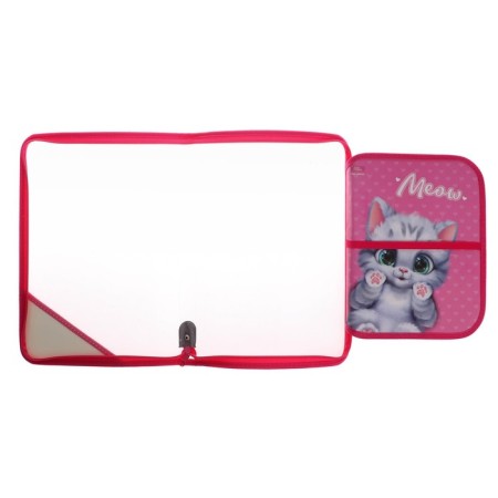 Labor folder A4, 325 x 230 x 25 mm, lightning around, folding bar, plastic, PTR-1, calligrata "cat"-5