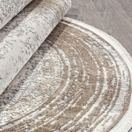 Oval carpet kardlen marmaris, size 192x290 cm, color Gry/D.Beige-2