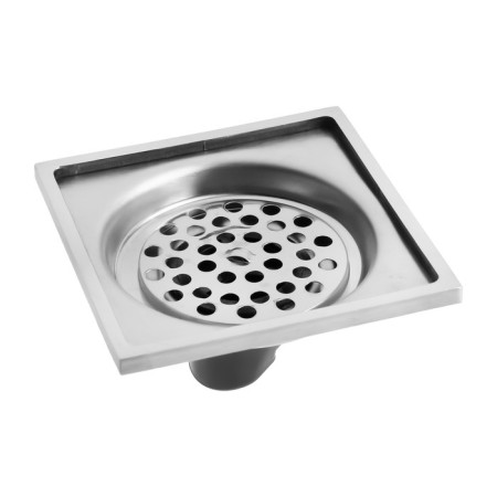 Zein gap, 100x100 mm, vertical, d = 32 mm, stainless steel, chrome-5