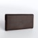 Women's wallet on a magnet, brown color