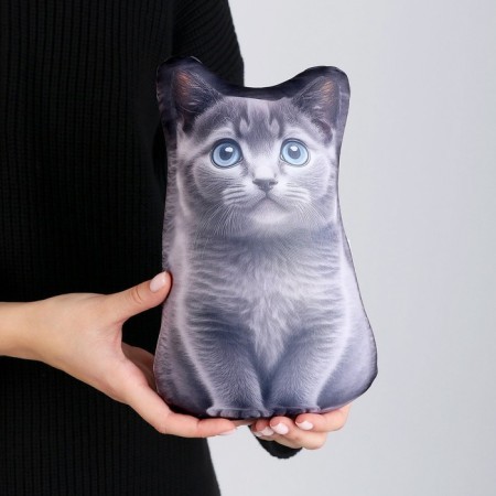Antistress toy "Cat Russian Blue"-4