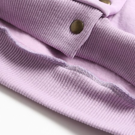 Kit (blouse/pants) children, lavender color, height 62 cm-5