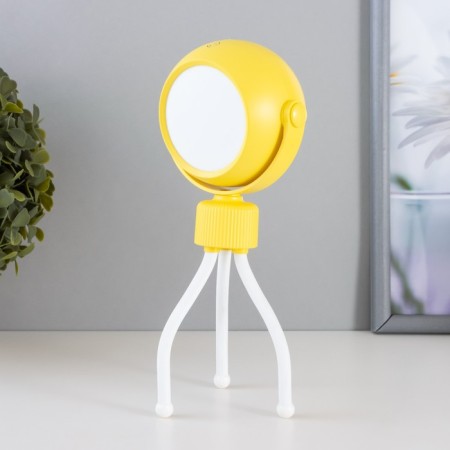 Octopus table lamp LED 2W USB AKB yellow 6x6x20.5 cm Risalux
