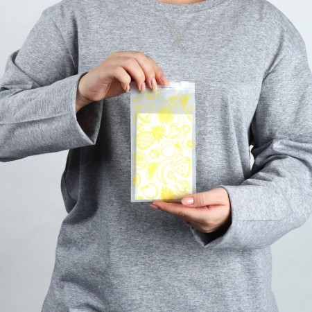 ZIP Packet for travel "Fruits", 14 μm, 9 x 16 cm.-2