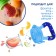 Nibbler with silicone nets, dimensions s, m, l, in case, blue color