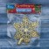 Top "Star" lace, 15x14 cm, gold