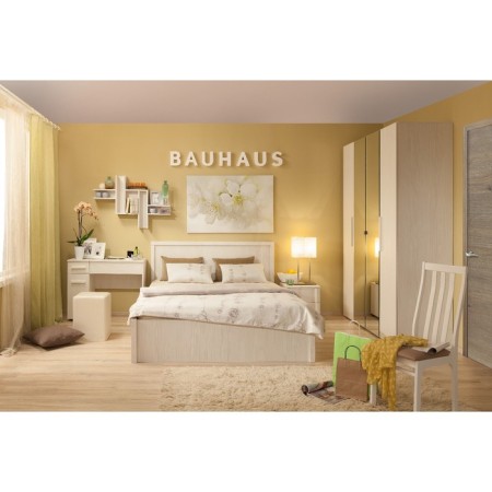 Bedside table Bauhaus 6, 452 × 386 × 449 mm, color Bodeg Light color-1