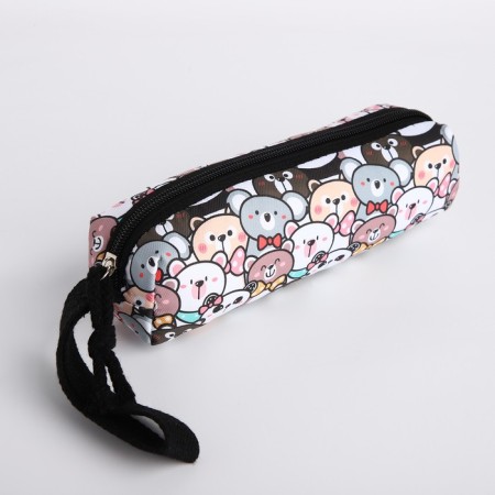 A backpack with a zipper, bag, cosmetic bag, gray color-11