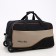 Road bag on wheels, long belt, black/beige color