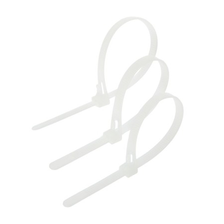 Clot of nylon tundra krep, reusable, 7.2x200 mm, white, in packaging 50 pcs.-3