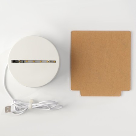 Light tablet for drawing in the dark, square, plastic-4
