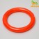 Toy "Ring" large, 14 cm, rubber, red