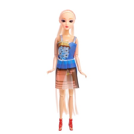 Fashionable hinge doll "Karina", in a dress, mix-3