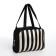 Cosmetic bag with lightning, white/black color