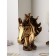 Figure "Horse head", polystone, 51 cm, color gold