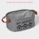 Storage basket with handles oval shares My Basket, 20 × 30 × 13, color gray color