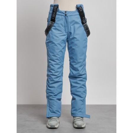 Semi -combinezone ski insulated female winter, size 48, blue color-4