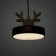 Bayerlux lamp "Deer Piarti" LED 24W 3000-6000K Black 22x22x32-85 cm