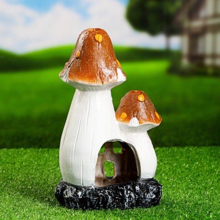 Garden figure "Mushroom Teremok" 24x15cm-2
