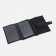 Male purse on the button, a department for car documents and passports, black color