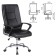 Office Office Brabix "Forward ex-570", chrome, eco-leather, black