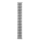 18 mm watch strap, metal, silver, 20 cm