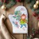 New Year. Varazhka-Poskatka "Magic Winter" 20x27cm, Sarzha, 100% H/L, Vatin 250g/M2
