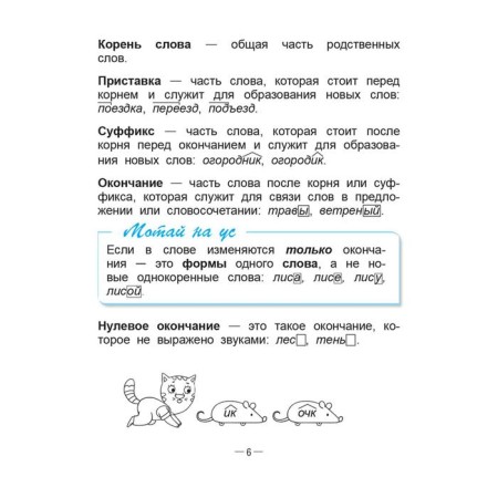 Handbook of Russian language in elementary school. 4th grade. Krasnitskaya A.V.-12