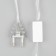 Garland “thread” 5 m with nozzles “Red-golden”, ip20, transparent thread, 20 LED, glow warm white, 220 V