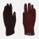 Gloves are male, dimensionless, without insulation, brown color