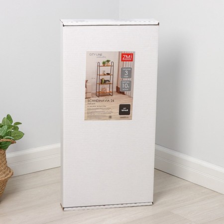 Scandinavia 24 rack, 65 × 38.5 × 147 cm, white color-4