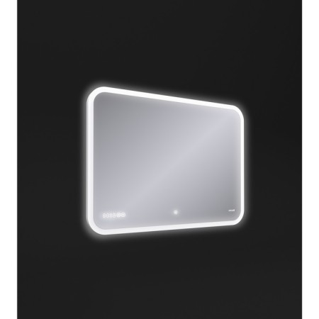 Mirror Cersanit Led 070 Design Pro, 80x60 cm, sensor, anti -recovery, watch-1