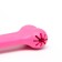 Chewing toy "Tasty bone" with holes for treats, TPR, 11 cm, pink