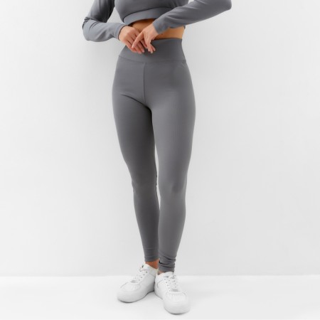 Leggings Sports women's minku color graphite, size 46