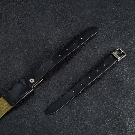 Weapon belt, with adjustment, tarpaulin, khaki-3