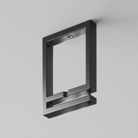 Components for textile suspension system Technical Tra130BS-B, 3.8x0.7x5 cm, black color-1