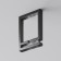 Components for textile suspension system Technical Tra130BS-B, 3.8x0.7x5 cm, black color