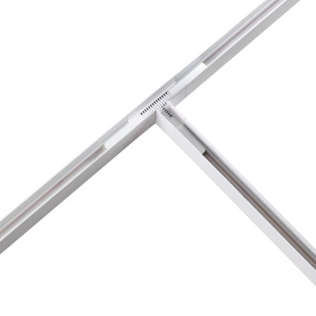 Connector T-shaped flum, white color-2